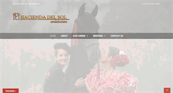 Desktop Screenshot of hds-andalusians.com