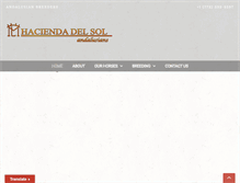 Tablet Screenshot of hds-andalusians.com